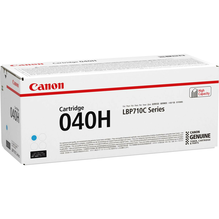 Canon CRG-040H Original Laser Toner Cartridge - Cyan Pack - 10000 Pages