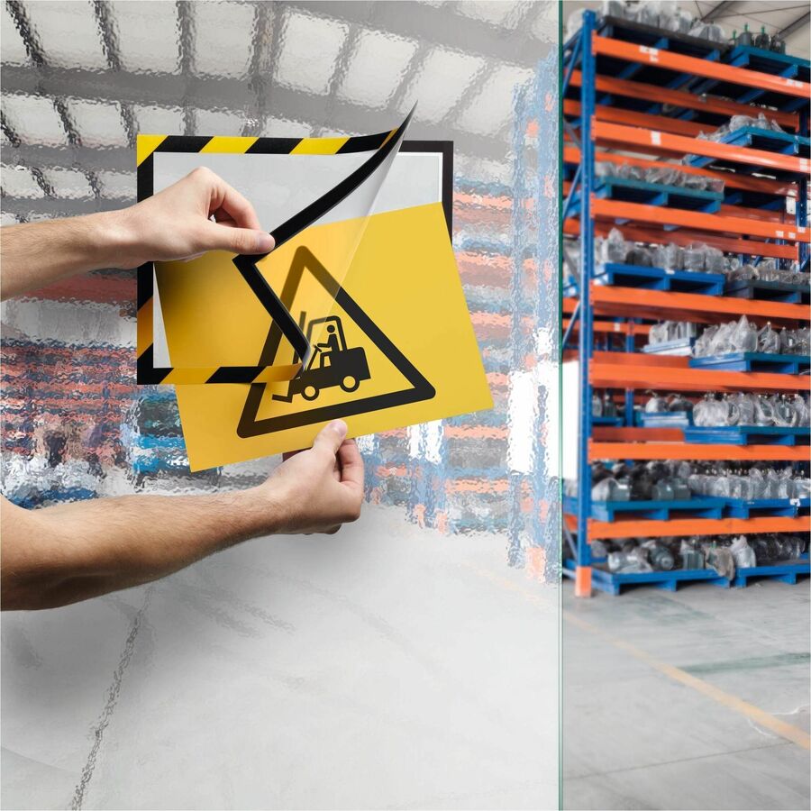 DURABLE Twin-color Border Self Adhesive Security Frame