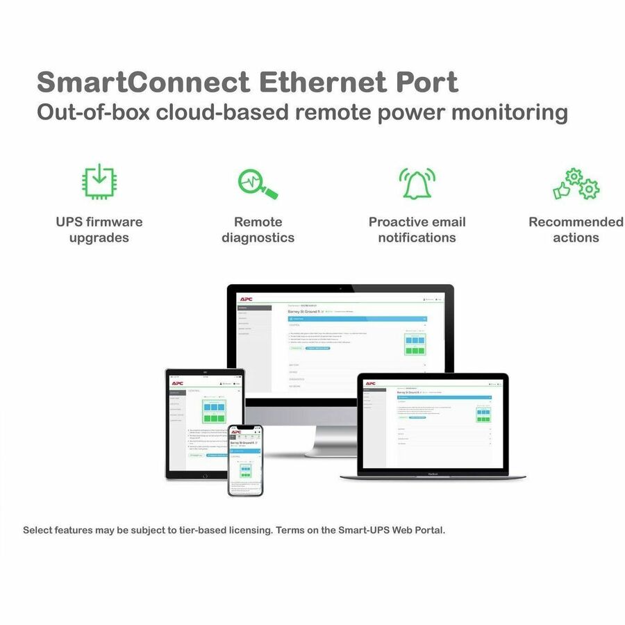 APC Smart-UPS On-Line, 2200VA, Rackmount 2U, 120V, 6x 5-20R+1x L5-20R NEMA outlets, SmartSlot, Extended runtime, W/ rail kit