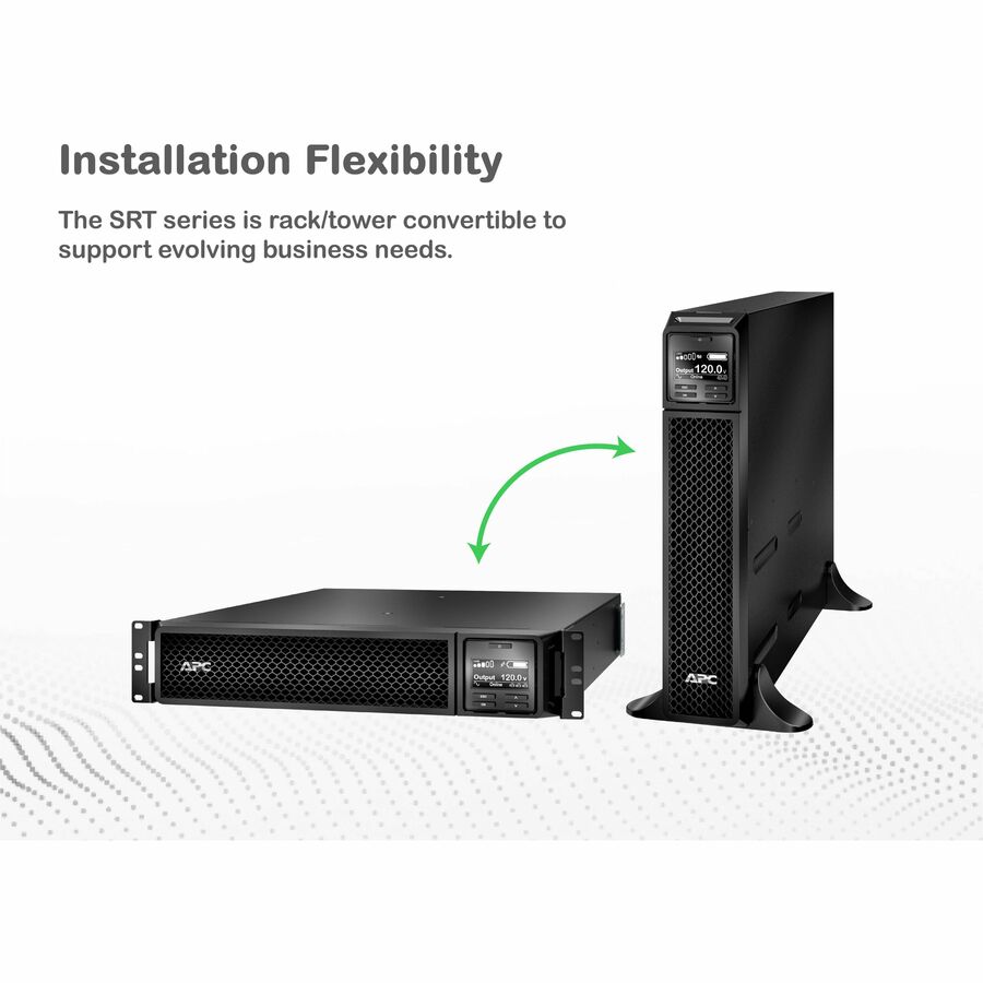 APC Smart-UPS On-Line, 3kVA, Rackmount 2U, 120V, 8x 5-20R+1x L5-30R NEMA outlets, SmartSlot, Extended runtime, W/ rail kit