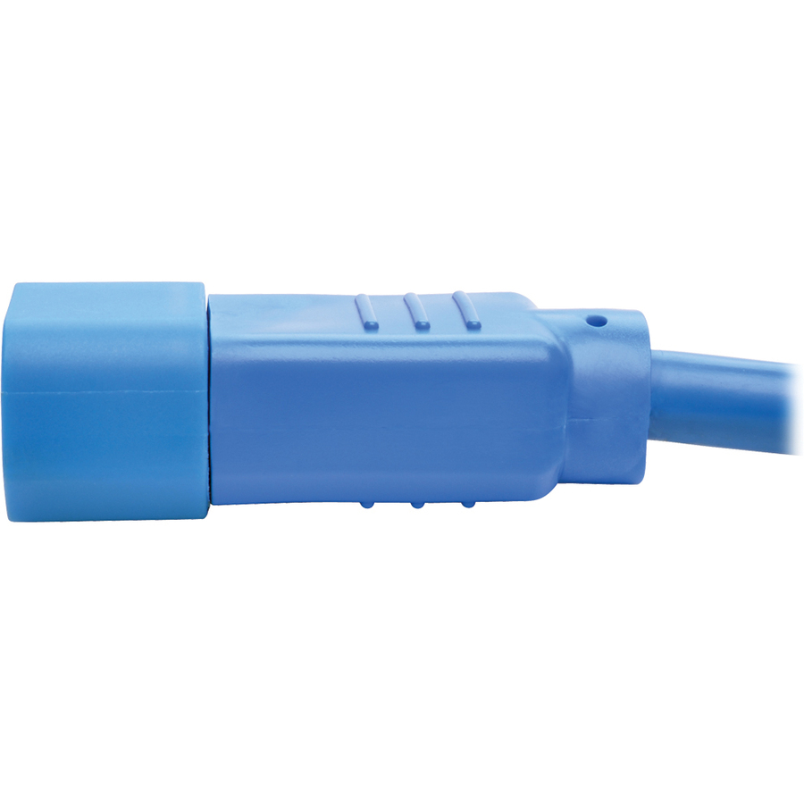 Tripp Lite by Eaton Heavy-Duty PDU Power Cord C13 to C14 - 15A 250V 14 AWG 2 ft. (0.61 m) Blue