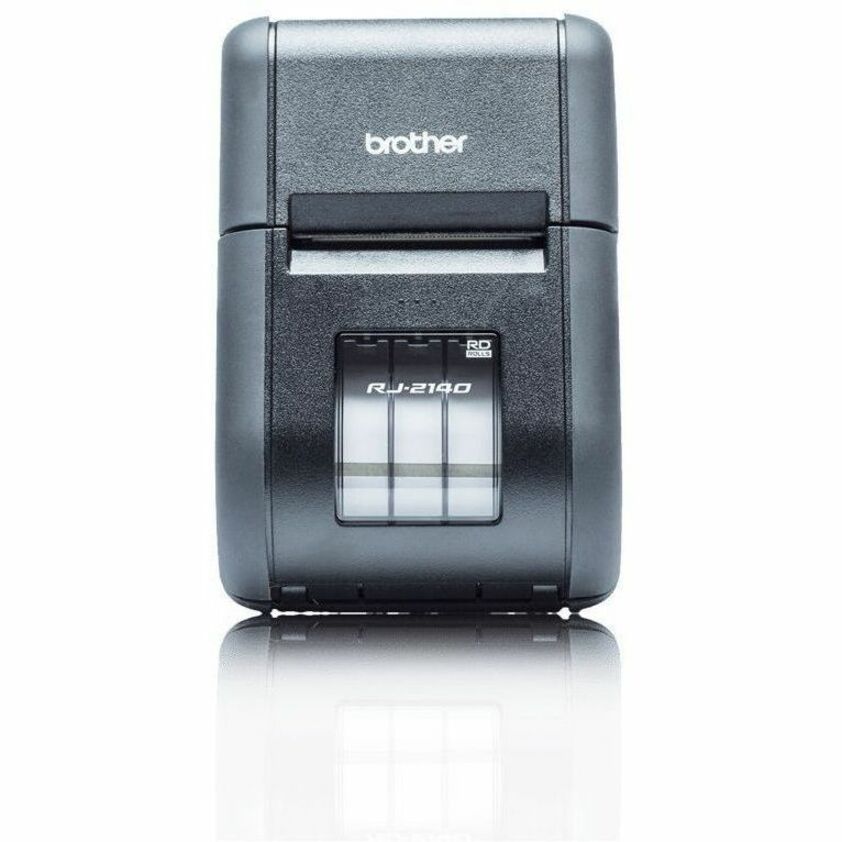 Brother RuggedJet RJ-2140 Direct Thermal Printer - Monochrome - Portable - Label/Receipt Print - USB - Wireless LAN - Battery Included - Black