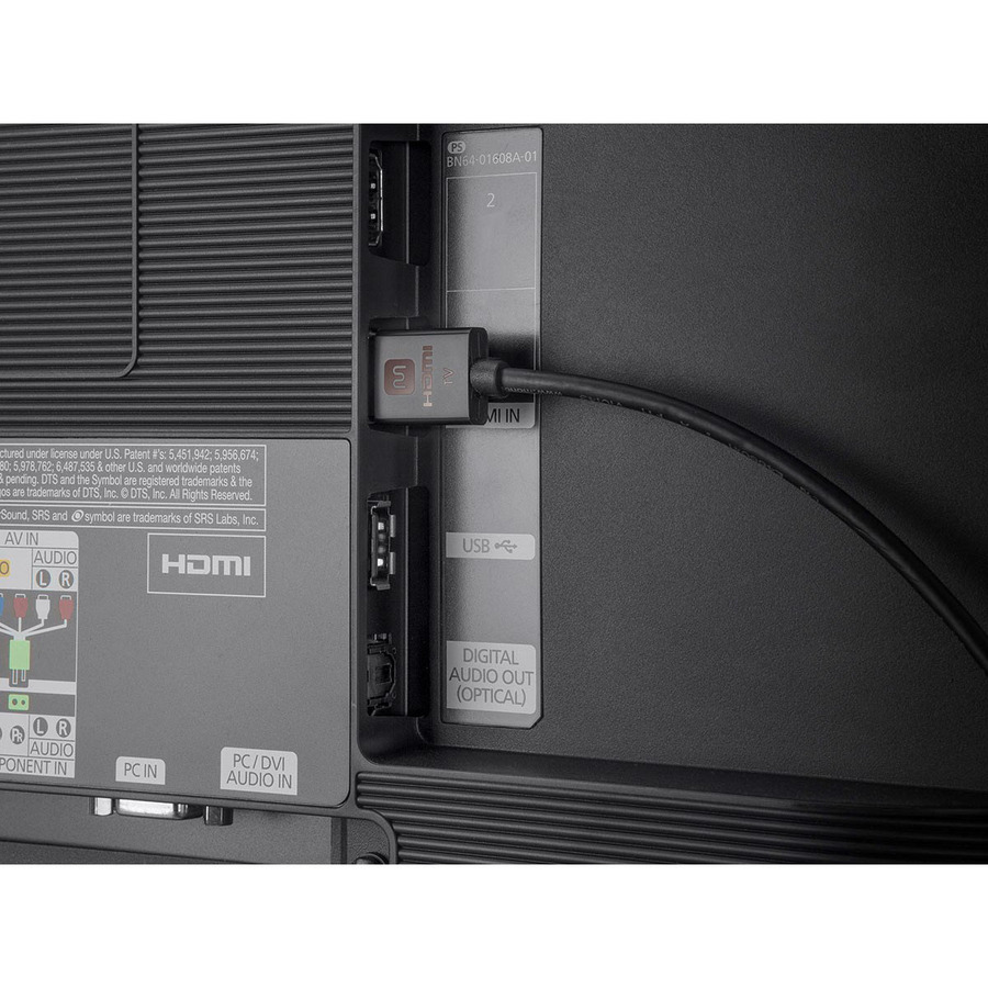 Monoprice Ultra Slim 18Gbps Active High Speed HDMI Cable, 6ft Black