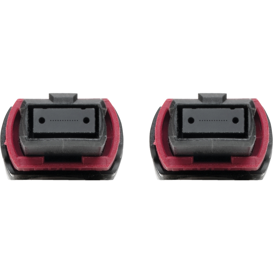 Tripp Lite by Eaton 100G MTP/MPO Multimode OM4 Plenum-Rated Fiber Optic Cable (F/F), 12 Fiber, 40/100GBASE-SR4, Push/Pull Tabs, Magenta, 15 m
