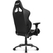 AKRacing Overture Series Gaming Chair, PU Leather, 1D Armrest, 60mm PU Caster, Black & Grey & White