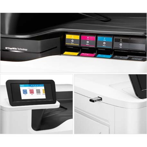 HP PageWide Pro 750dw Floor Standing Page Wide Array Printer - Color