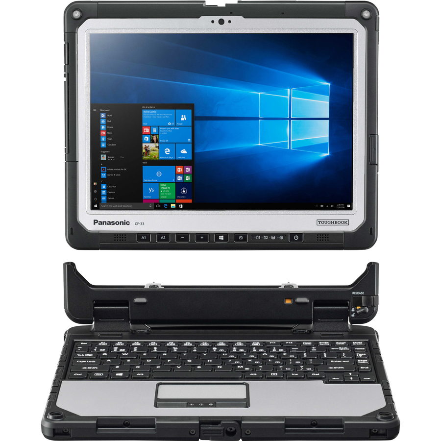 Panasonic Toughbook CF-33 CF-33LE-10VM Tablet - 12" - Core i5 7th Gen i5-7300U Dual-core (2 Core) 2.60 GHz - 16 GB RAM - 16 GB SSD - Windows 10 Pro