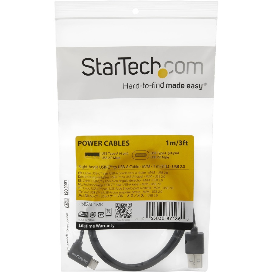 StarTech.com USB C to Micro USB Cable - 3 ft / 1m - USB 2.0 Cable