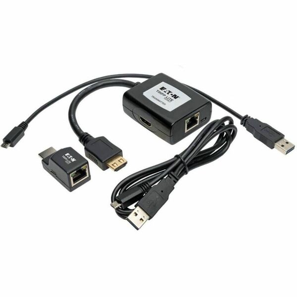 Tripp Lite HDMI over Cat5/Cat6 Extender Kit, Power over Cable, 1080p 60 Hz (B126-1P1M-U-POC)