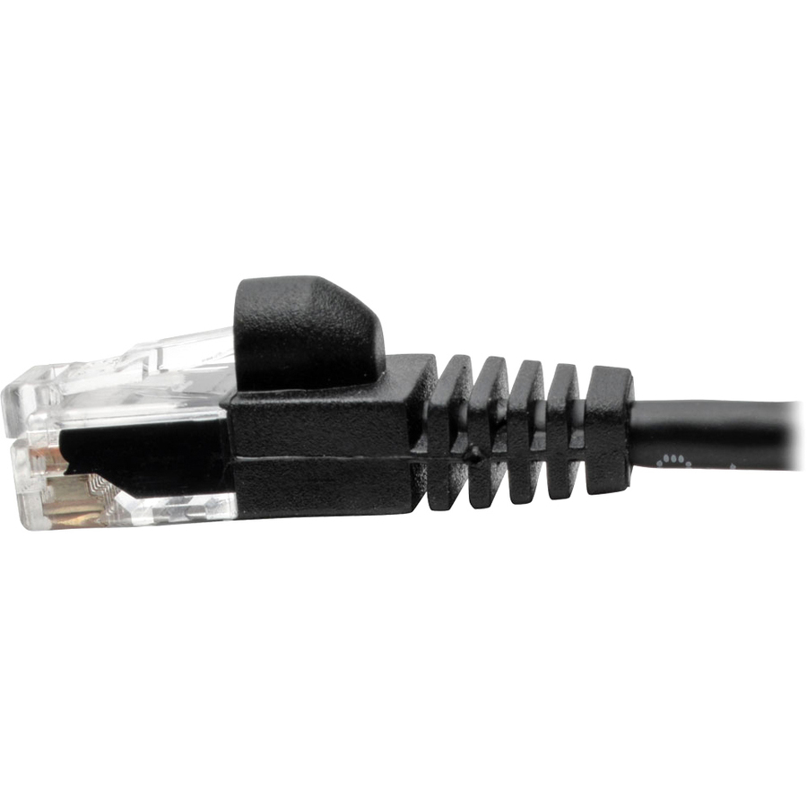 Tripp Lite by Eaton Cat6a 10G Snagless Molded Slim UTP Ethernet Cable (RJ45 M/M) Black 1 ft. (0.31 m)