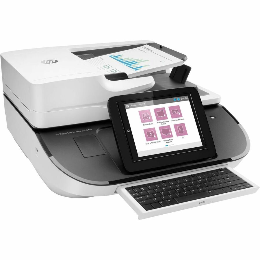 HP Digital Sender 8500 Sheetfed Scanner - 600 dpi Optical