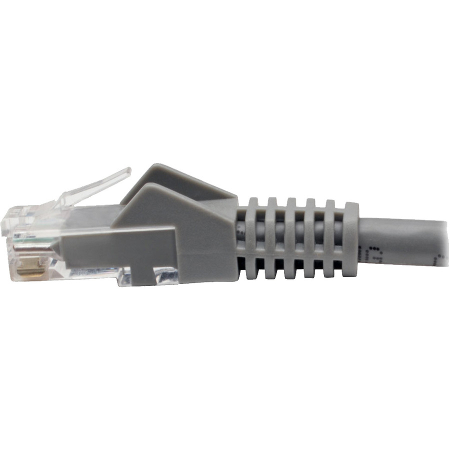 Tripp Lite by Eaton Cat6 Gigabit Snagless Molded (UTP) Ethernet Cable (RJ45 M/M) PoE Gray 6-in. (15.24 cm)