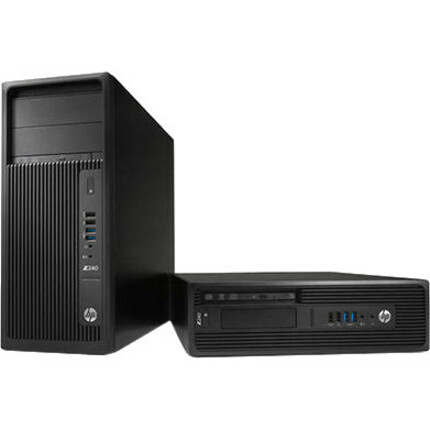 HP Z240 Workstation - 1 Xeon E3-1245 v6 - 8 GB - 1 TB HDD - 256 GB