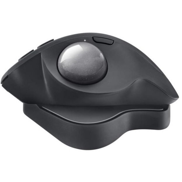 Logitech MX ERGO Wireless Trackball - Optical - Wireless - Bluetooth/Radio Frequency - Graphite - USB - Trackball, Scroll Wheel - 8 Button(s) - Right-handed Only - Mice - LOG910005178