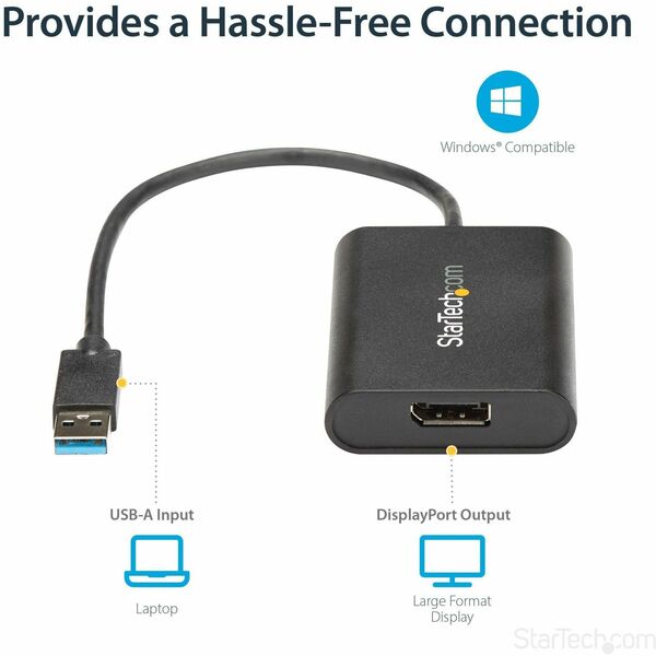 STARTECH USB3.0 to DisplayPort Adapter (USB32DPES2)