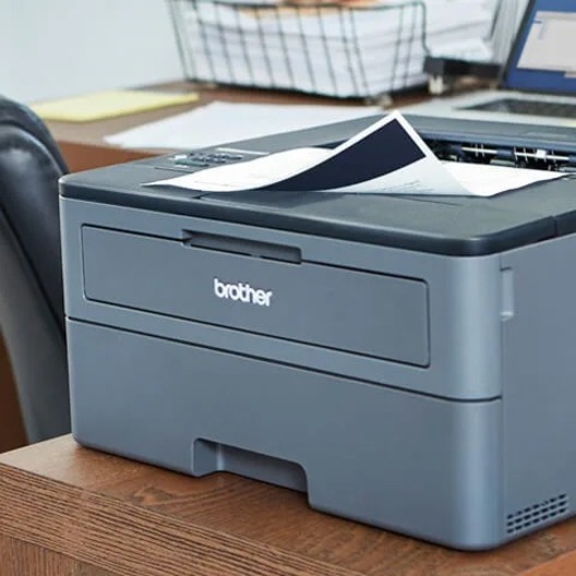 Brother HL-L2370DW Monochrome Compact Laser Printer with Wireless & Ethernet and Duplex Printing