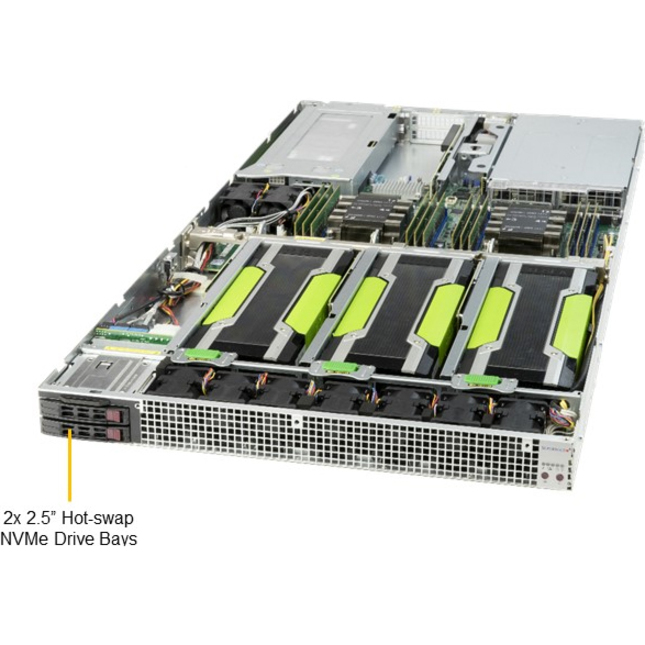 Supermicro SuperServer 1029GQ-TNRT Barebone System - 1U Rack-mountable - Socket P LGA-3647 - 2 x Processor Support