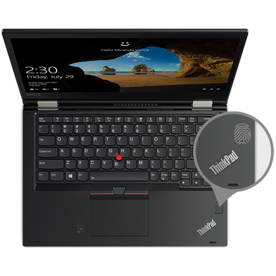 Lenovo ThinkPad X380 Yoga 20LH0015US 13.3" Touchscreen 2 in 1 Notebook - 1920 x 1080 - Intel Core i5 8th Gen i5-8250U Quad-core (4 Core) 1.60 GHz - 8 GB Total RAM - 256 GB SSD - Black