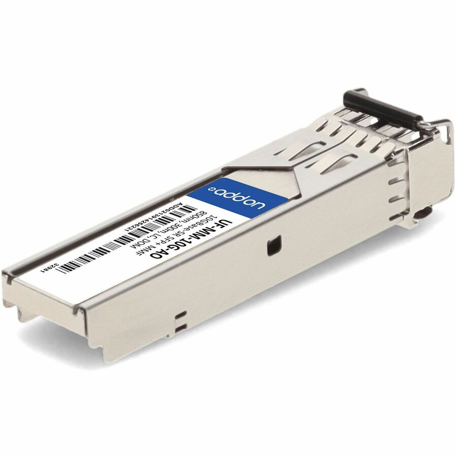 AddOn Ubiquiti UF-MM-10G compatible 10G SFP+ multimode transceiver with LC connector and 850 nm wavelength — alternate view 4