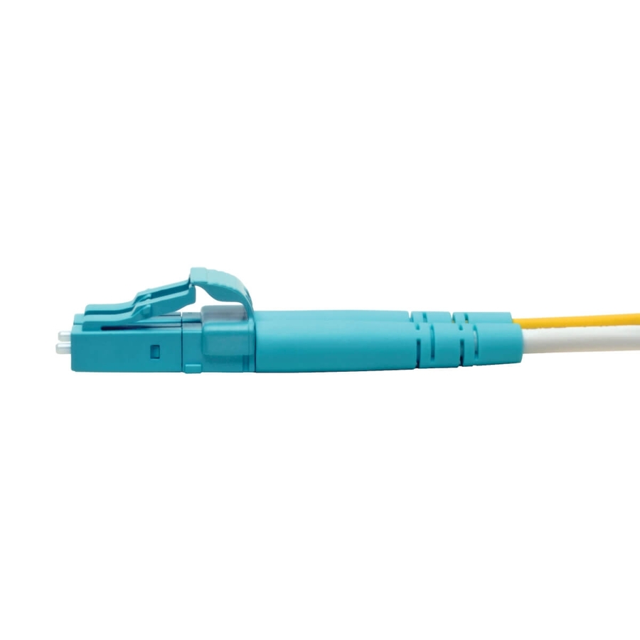 Eaton Tripp Lite Series 100G Duplex Multimode 50/125 OM5 LSZH Fiber Optic Cable (LC/LC), Lime Green, 20 m