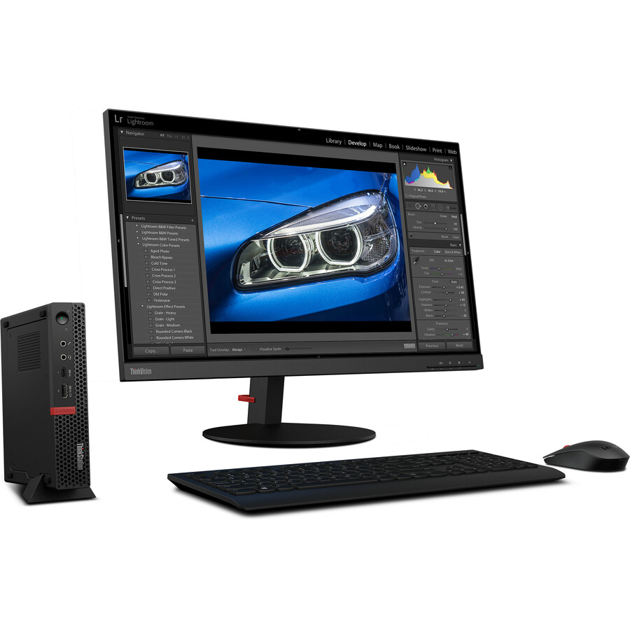 Lenovo ThinkStation P330 30CF000NUS Workstation - 1 x Intel Quad-core (4 Core) i3-8100T 3.10 GHz - 8 GB DDR4 SDRAM RAM - 256 GB SSD - Tiny