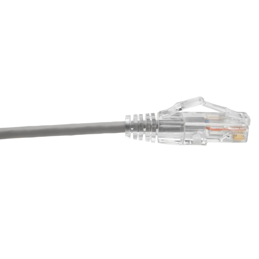 Eaton Tripp Lite Series Cat6 Gigabit Snagless Slim UTP Ethernet Cable (RJ45 M/M), PoE, Gray, 3 ft. (0.91 m)