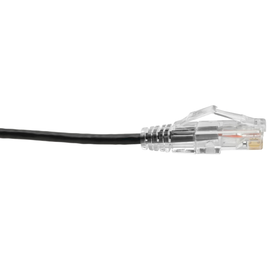 Tripp Lite by Eaton Cat6 Gigabit Snagless Slim UTP Ethernet Cable (RJ45 M/M) PoE Black 10 ft. (3.05 m)