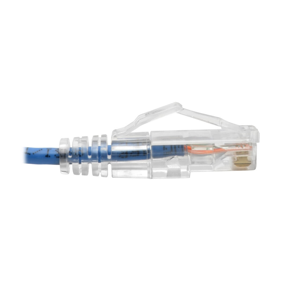 Tripp Lite by Eaton Cat6 Gigabit Snagless Slim UTP Ethernet Cable (RJ45 M/M) PoE Blue 10 ft. (3.05 m)