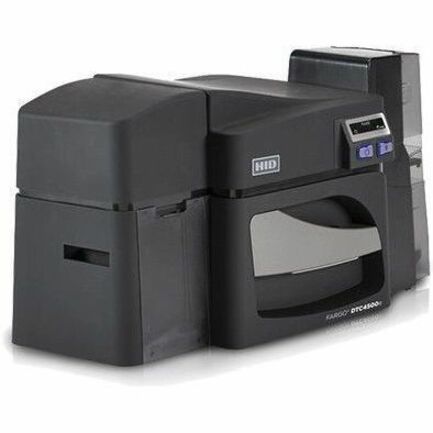 Fargo DTC4500E Single Sided Business, Academic, Government Dye Sublimation/Thermal Transfer Printer - Color - Card Print - Ethernet - USB - TAA Compliant