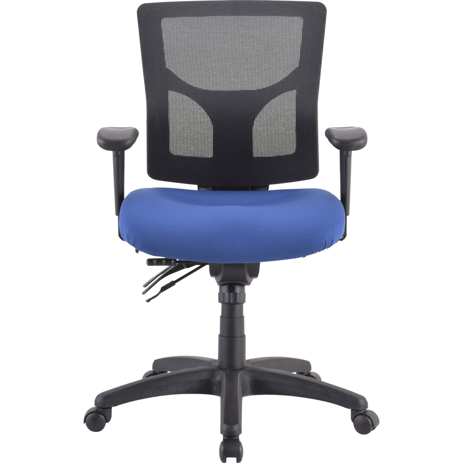 Lorell Padded Fabric Seat Cushion for Conjure Executive Mid/High-back Chair Frame - Blue - Fabric - 1 Each = LLR62006