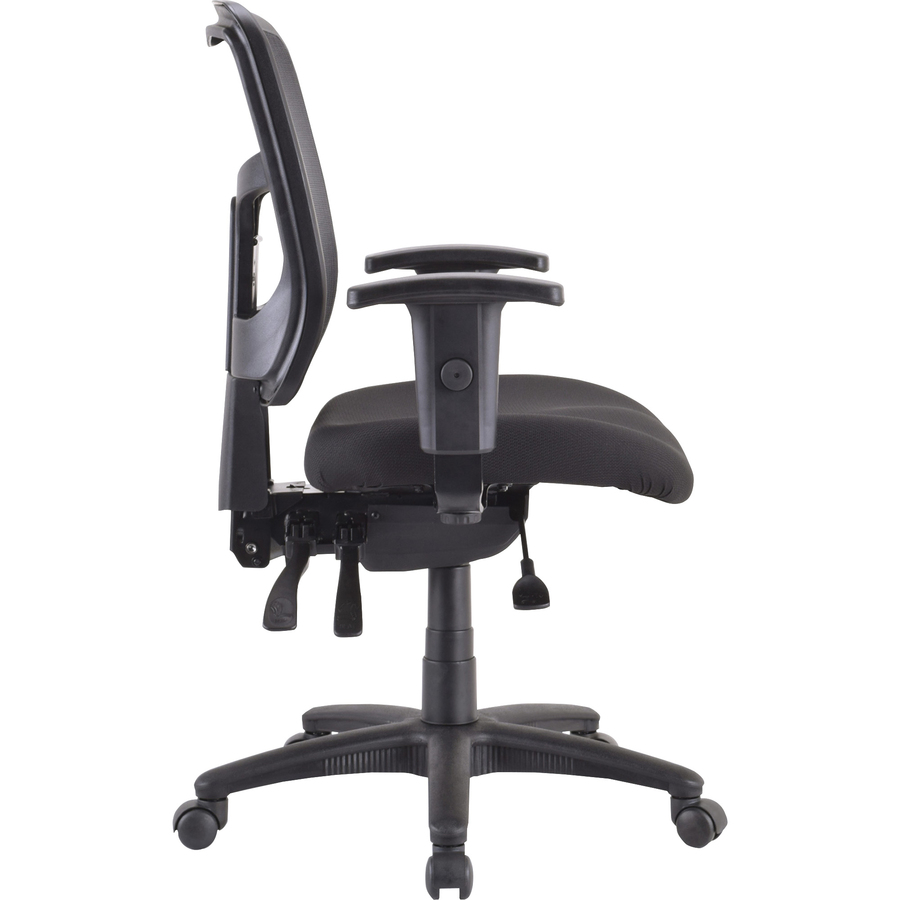 Lorell Mid-Back Chair Frame - Black - 1 Each = LLR86211