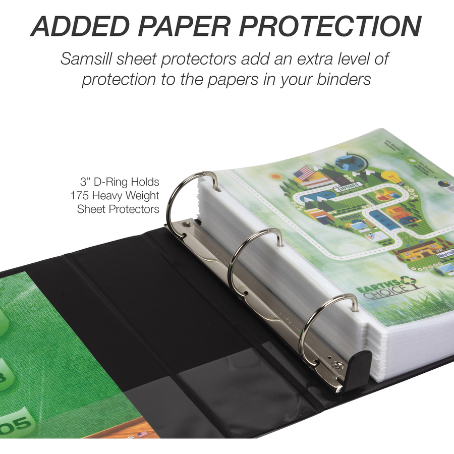 Picture of Samsill Earth's Choice Heavy Duty 3" Biobased USDA Certified Eco-friendly Storage Binder