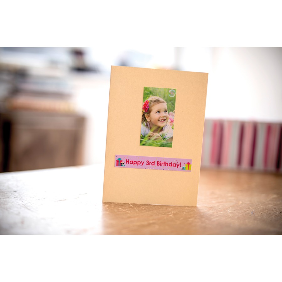 Brother Genuine CZ-1005 continuous length ~ 2 (1.97") 50 mm wide x 16.4 ft. (5 m) long label roll featuring ZINK&reg; Zero Ink technology