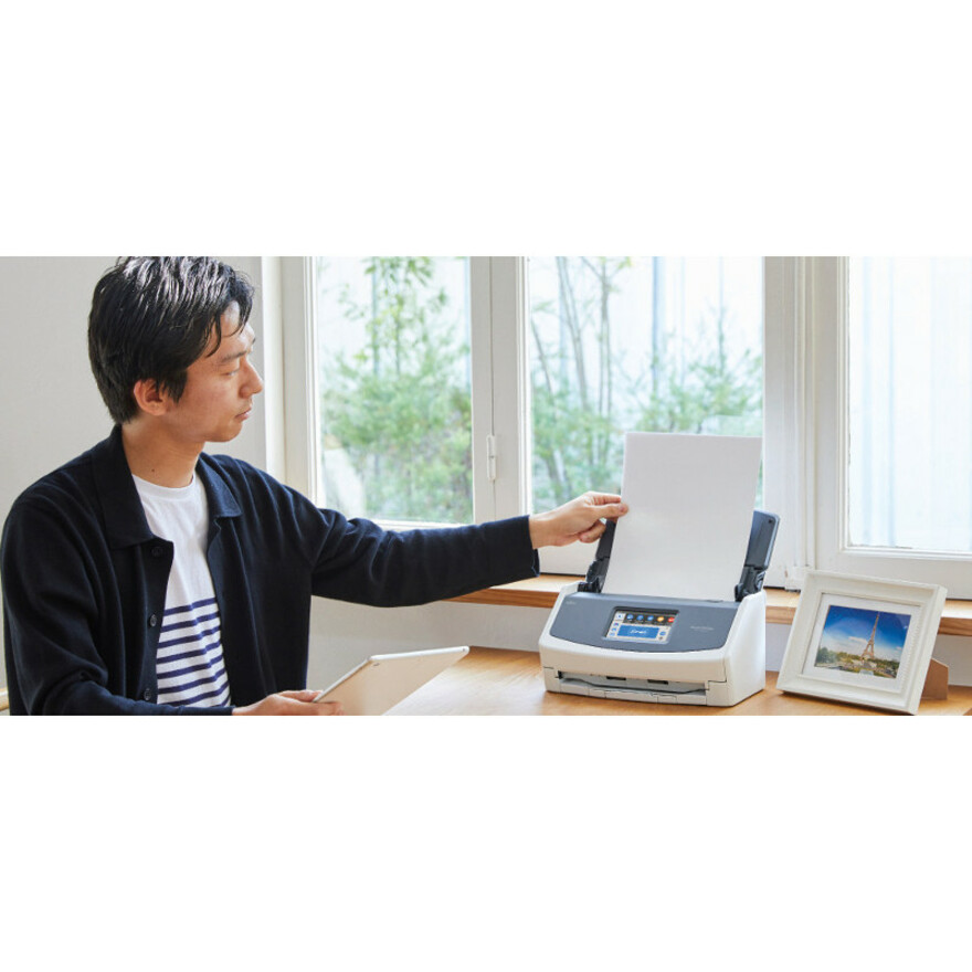 ScanSnap iX1500 - White - TAA Compliant - 30 ppm (Mono) - 30 ppm (Color) - Duplex Scanning - USB