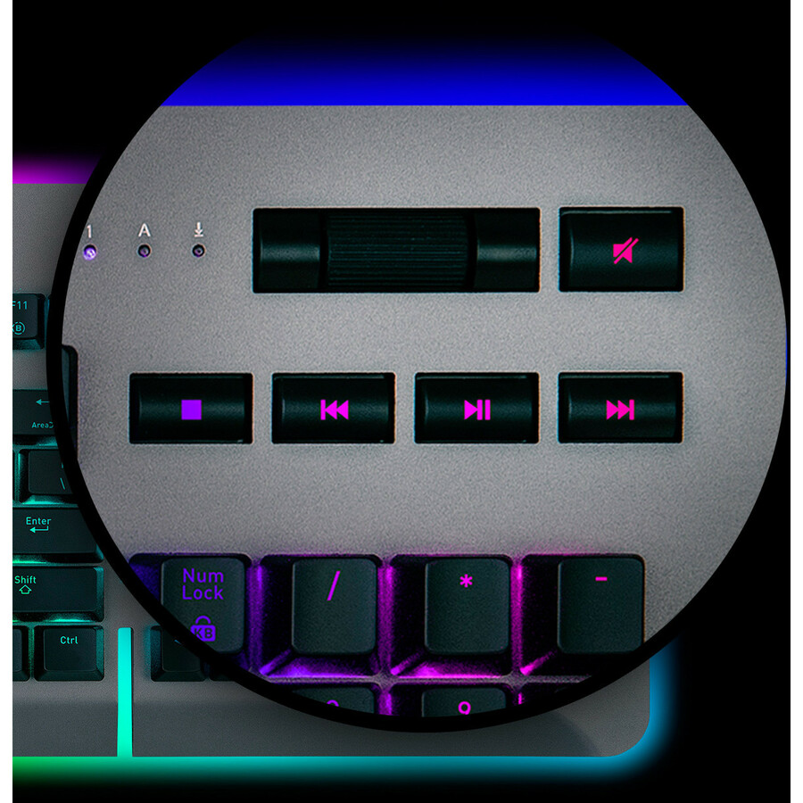 Thermaltake Level 20 RGB Titanium Edition Mechanical Gaming Keyboard