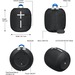 ULTIMATE EARS Wonderboom II Ultraportable Bluetooth Speaker IP67 Waterproof, Black