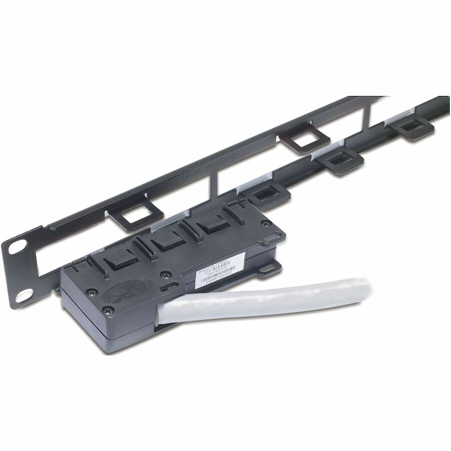APC Data Distribution 1U Panel, Holds 4 each Data Distribution Cables for a Total of 24 Ports