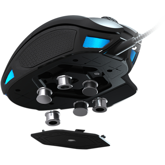 CORSAIR NIGHTSWORD RGB GAMING MOUSE, BACKLIT RGB LED, OPTICAL, (CH-9306011-NA) — alternate view 4