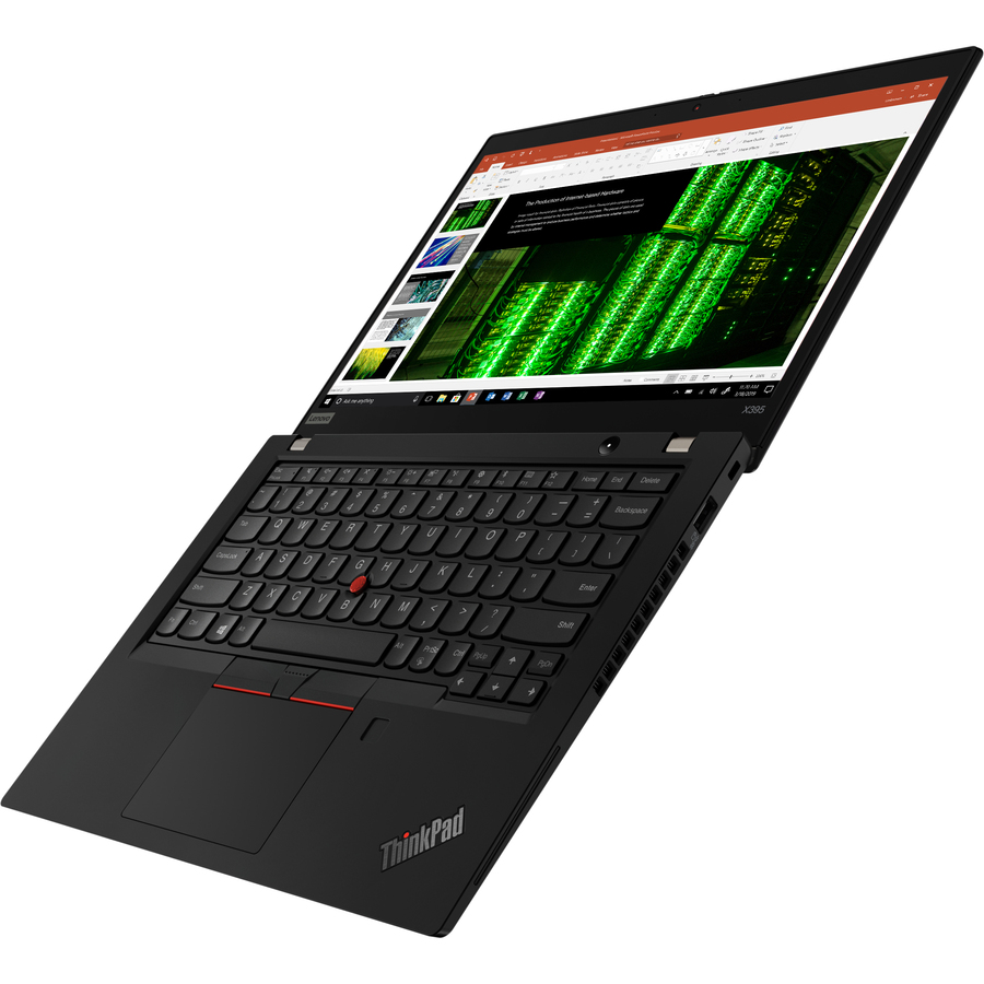 Lenovo ThinkPad X395 20NL0009US 13.3" Touchscreen Notebook - 1920 x 1080 - AMD Ryzen 5 PRO 3500U Quad-core (4 Core) 2.10 GHz - 8 GB Total RAM - 256 GB SSD - Black