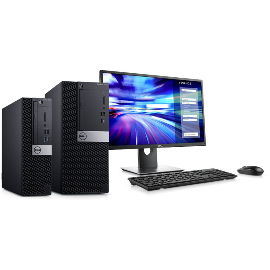 Dell OptiPlex 7000 7070 Desktop Computer - Intel Core i5 9th Gen i5-9500 3 GHz - 16 GB RAM DDR4 SDRAM - 256 GB SSD - Small Form Factor