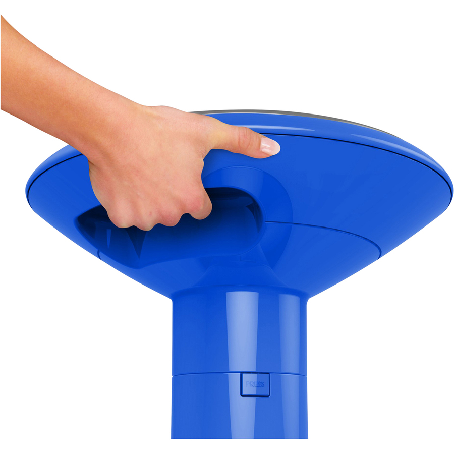 Storex Wiggle Stool - Rounded Base - Blue - 1 / Carton