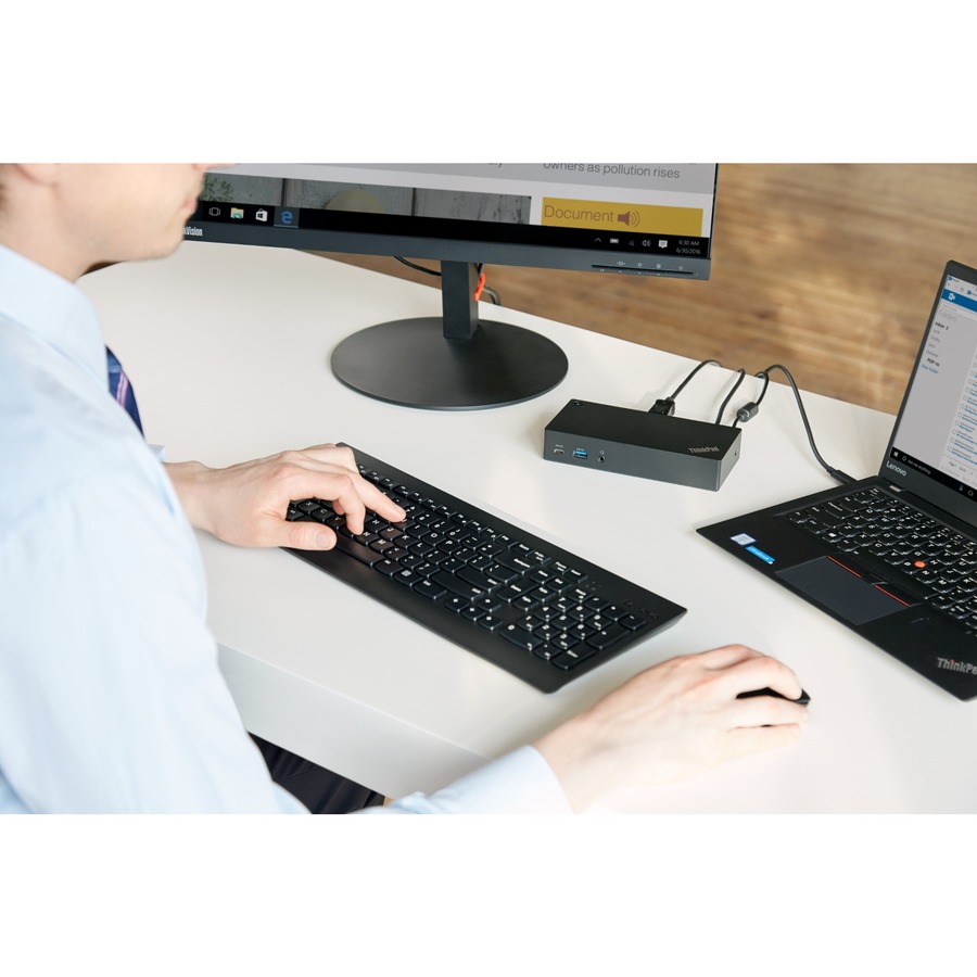 LENOVO DCG SOURCING LENOVO DOCKING STATION - FOR NOTEBOOK/TABLET PC - USB TYPE C - — alternate view 4