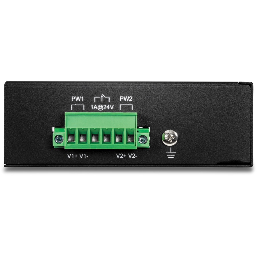 TRENDnet 8-Port Industrial Fast Ethernet PoE+ DIN-Rail Switch;TI-PE80;8 x Fast Ethernet PoE+ Ports;IP30 Network Unmanaged Switch;200W PoE Power Budget; 1.6Gbps Switching Capacity; Lifetime Protection
