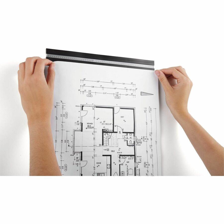 DBL470723 - Attach documents quickly and easily with the Durafix Rail. Simply stick the magnet to your chosen surface, open the clip, place the note inside and close. Magnetic strip for information and posters in letter-size landscape and tabloid-size portrait format. Self-adhesive attachment allows a uniform appearance on smooth surfaces such as cabinets, glass doors, shop windows and whiteboards. Self-adhesive will not leave a residue when removed. More from the Manufacturer