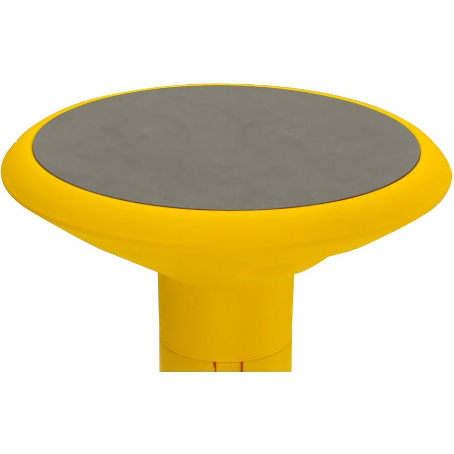 Storex Student Wiggle Stool - Yellow - 1 Each - Stools & Drafting Chairs - STX00303U01C