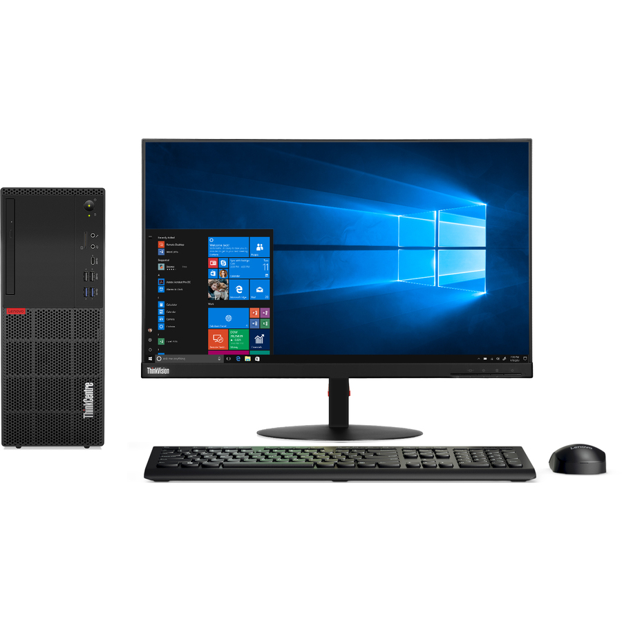 Lenovo ThinkCentre M720t 10SQ007DUS Desktop Computer - Intel Core i5 9th Gen i5-9400 2.90 GHz - 8 GB RAM DDR4 SDRAM - 256 GB SSD - Tower - Black