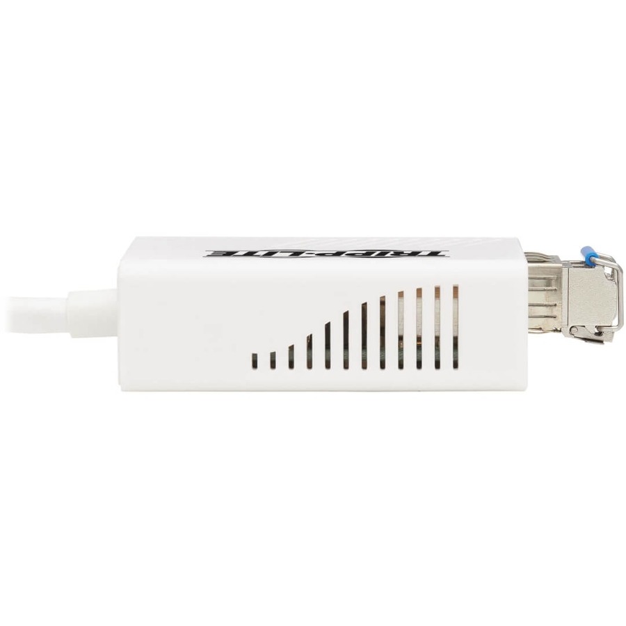 Tripp Lite by Eaton USB 2.0 Ethernet NIC Adapter - 10/100 Mbps 100Base-FX LC Multimode Fiber White