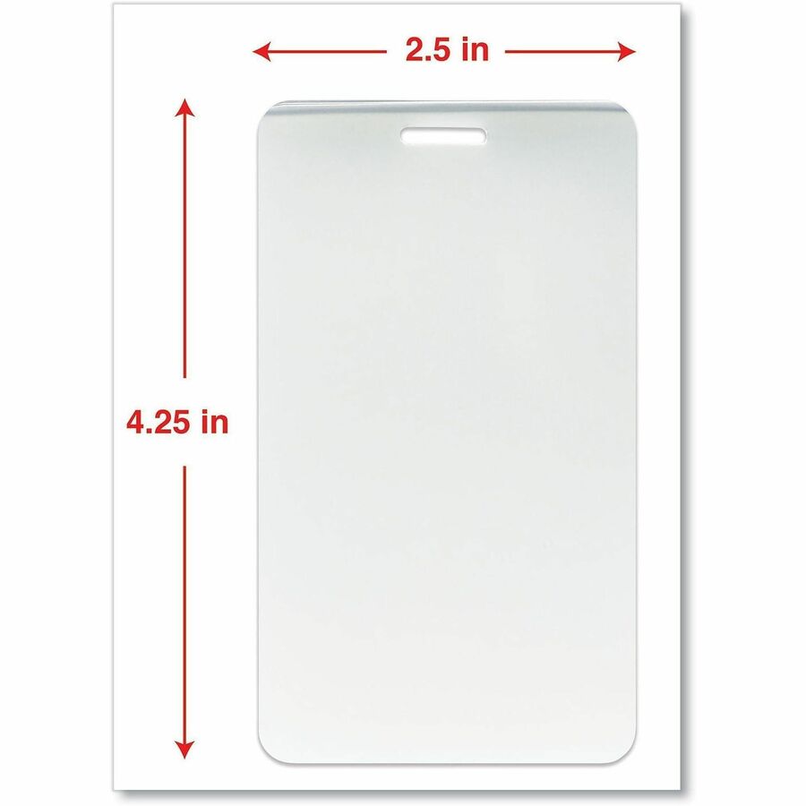 Universal Laminating Pouch - Laminating Pouch/Sheet Size: 4.25" Width x 5 mil Thickness - Matte - for Document, Sign, ID Card, Photo, Luggage Tag - Temperature Resistant, Liquid Resistant - Clear - Plastic - 25 / Pack