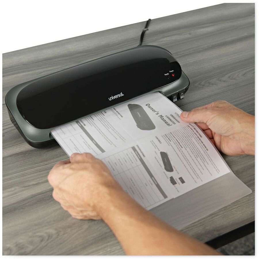 Universal Deluxe Laminator - Pouch - 9" Lamination Width - 5 mil Lamination Thickness - Manual Release - 3" Height x 13.8" Width x 5.8" Depth
