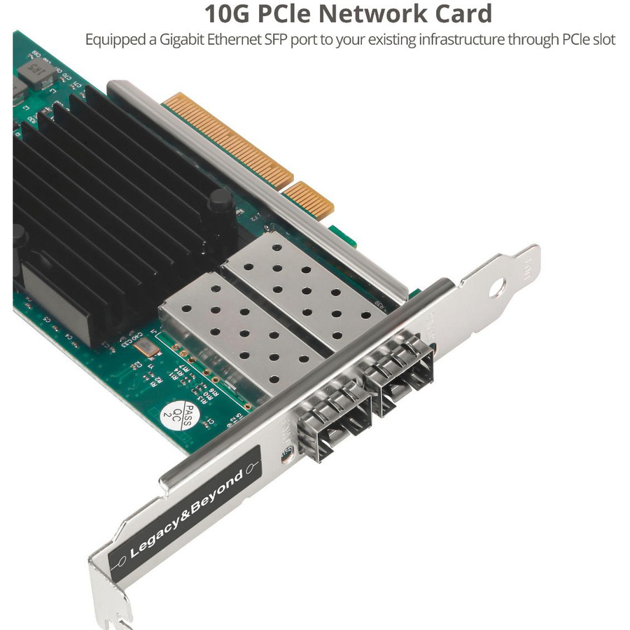 SIIG Dual Port 10G SFP+ Ethernet Network PCI Express